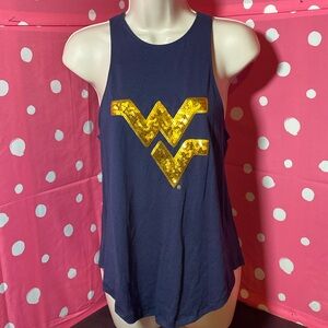 NWT XS VS PINK WVU Mountaineers tank top